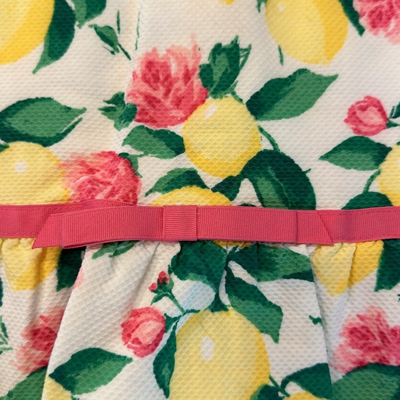 Janie and Jack Girl’s 8 Peplum Top Size 8 (Lemon Cafe) - Picture 4 of 6